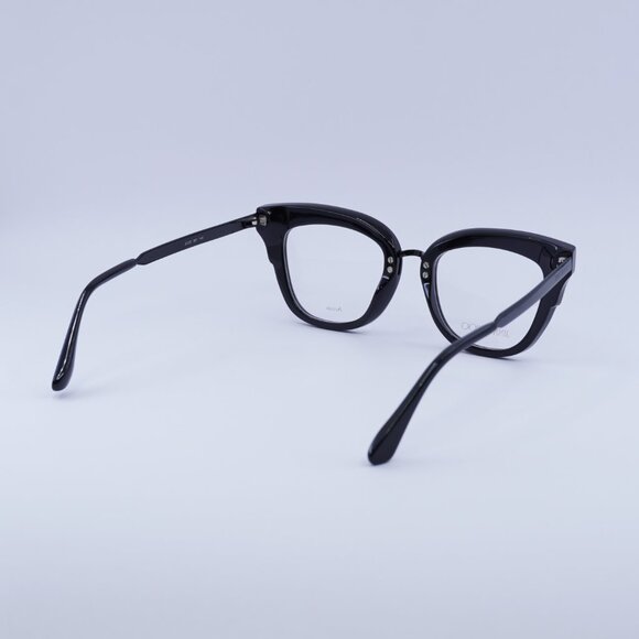 Jimmy Choo JC237 0807 00 Eyeglasses Black with Glitter 49mm Cat Eye Frame - Picture 6 of 10
